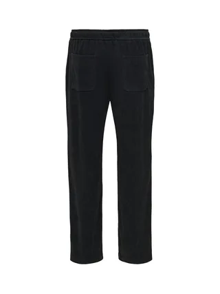 Pantalon fluide Velours Noir Homme Only & Sons Fade 2