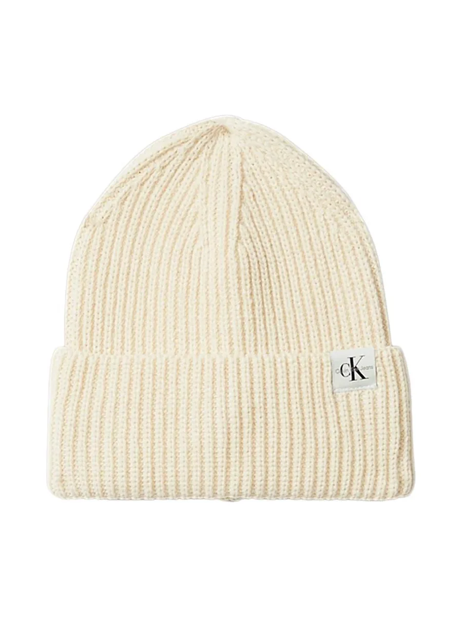Bonnet Beige Femme Calvin Klein Jeans Beanie 2