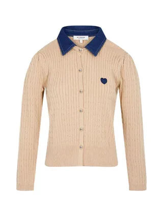 Gilet en maille Beige Femme Morgan Boutons 3