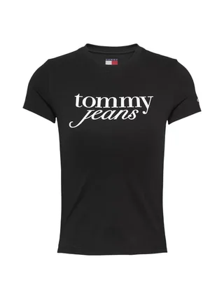T-shirt Noir Femme Tommy Hilfiger Essential 1