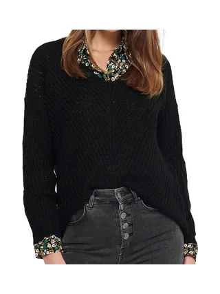 Pull Noir Femme JDY New Megan 1