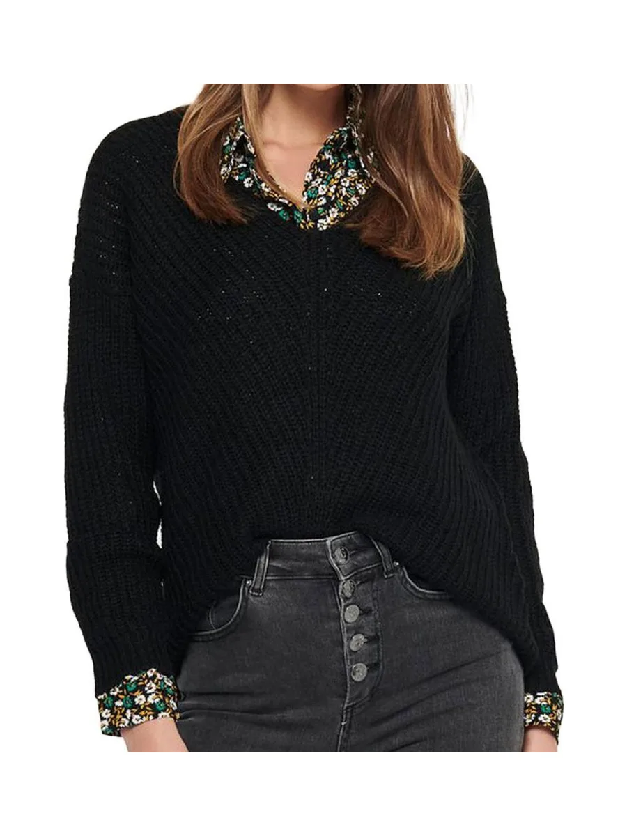Pull Noir Femme JDY New Megan 2