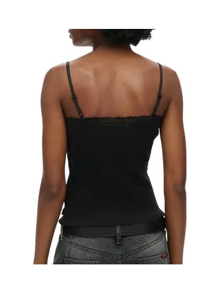 Débardeur Noir Femme Superdry Vintage 2