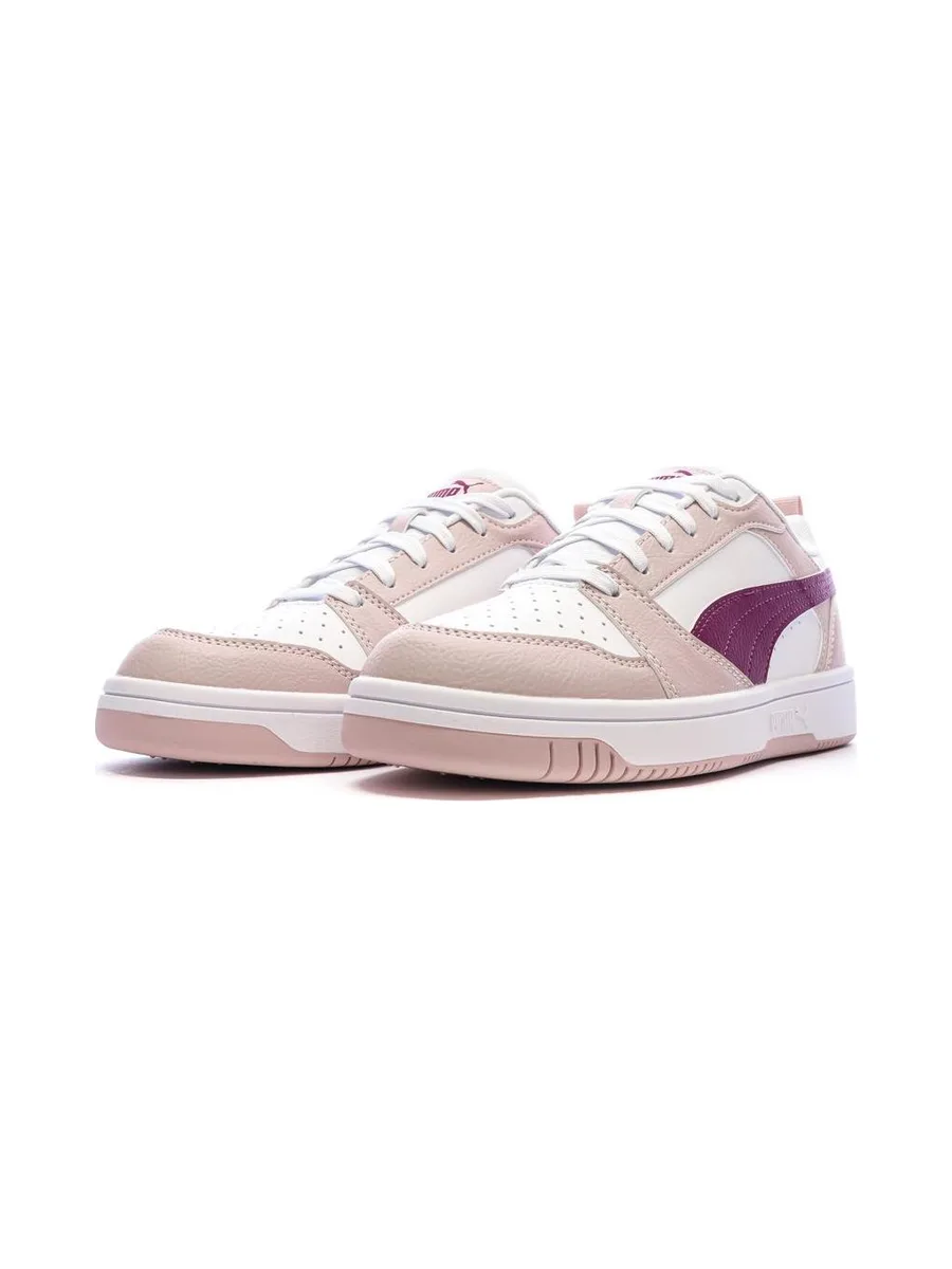 Baskets Rose/Blanc Garçon Rebound Low 7