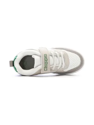 Baskets Blanches/Grises/Vertes Garçon Kappa Manis 4