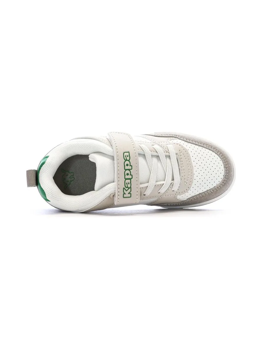 Baskets Blanches/Grises/Vertes Garçon Kappa Manis 5