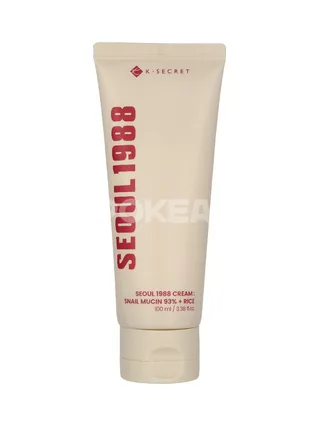 K-Secret Seoul 1988 Cream Snail Mucin 93% + Rice 100ml 2