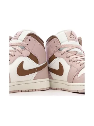 Air Jordan 1 Mid Rose Femme Nike 7