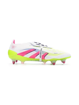 Chaussures de Foot Blanc/Rose Homme Adidas Predator Elite FT SG 2