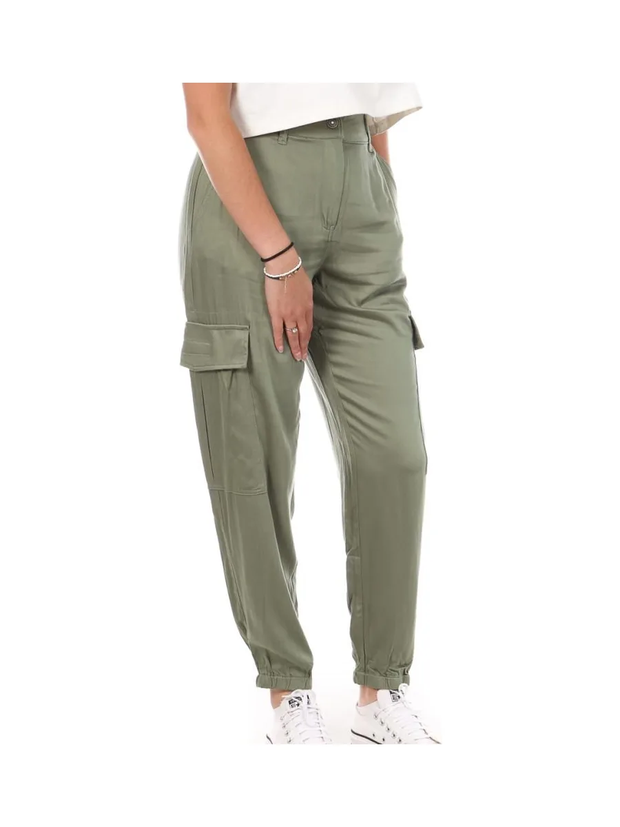 Pantalon Fluide Kaki Femme Lee Cooper Okarta 2