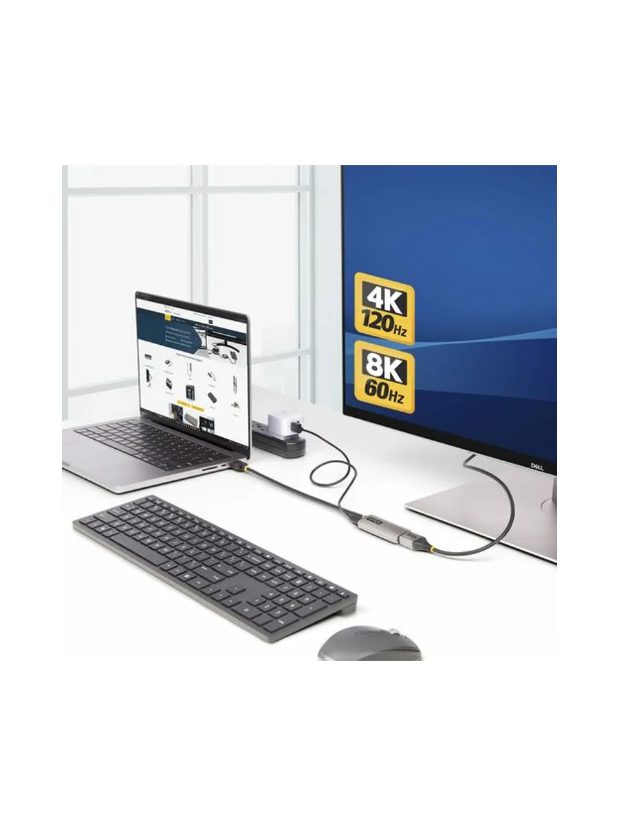 HDMI 2.1 to DisplayPort Adapter 8K 60Hz 6