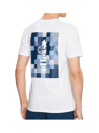 T-shirt Blanc/Bleu Homme Ellesse Chello 2