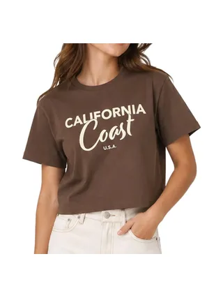 T-Shirt Marron Fille Kids ONLY Olivia 1