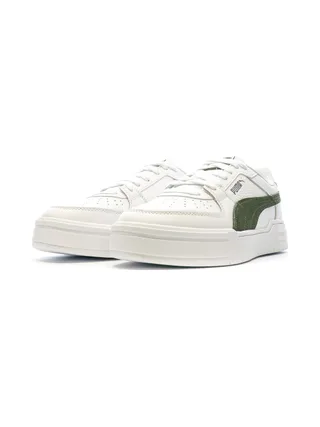 Baskets Blanches/Kaki Homme Puma Pro Classic 6