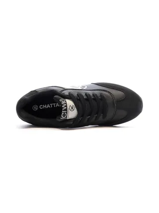 Baskets Noir/Blanc Femme ChattawakANDRIA 4