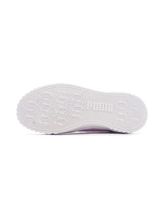 Baskets Blanc/Rose Fille Puma Carina 3.0 Jelly 5