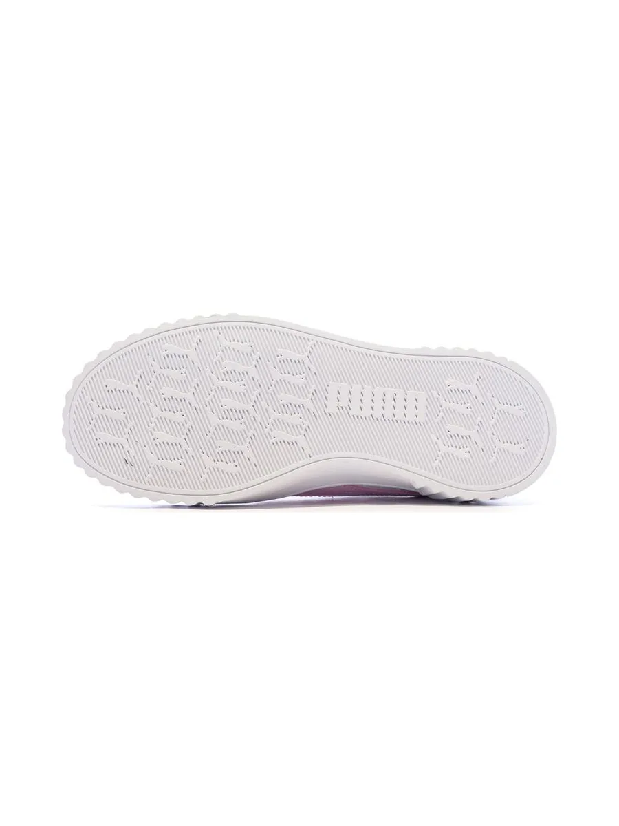 Baskets Blanc/Rose Fille Puma Carina 3.0 Jelly 6
