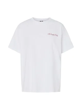 T-shirt Blanc Femme Pieces Fonda 1