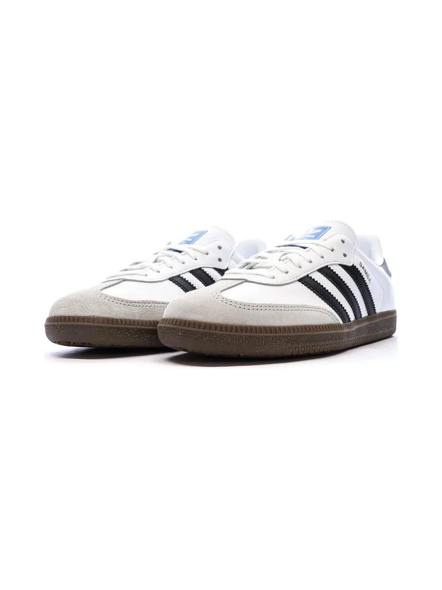 Samba Baskets Blanches/Noires Mixte Adidas 7