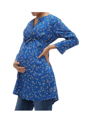 Tunique Bleu Femme Mamalicious Levie 1