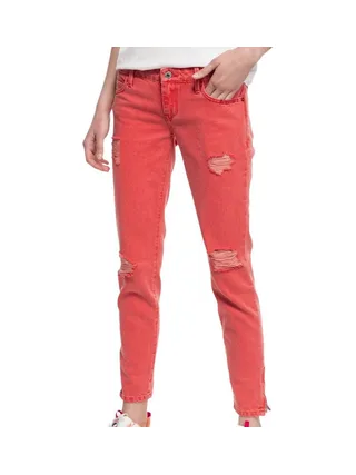 Jean Skinny Rouge Femme Guess Marilyn 1