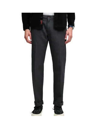 Pantalon fluide Regular Gris Homme Superdry Premium Textured 1