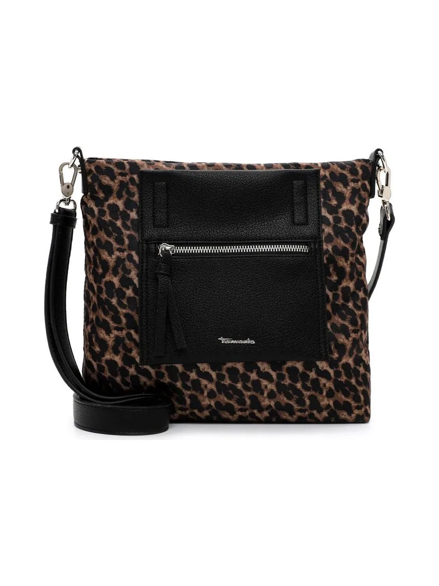 Sac à Bandoulière Noir/Léopard Femme Tamaris 2