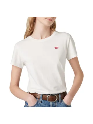 T-shirt Blanc Femme Levi's Perfect Tee 39185 1