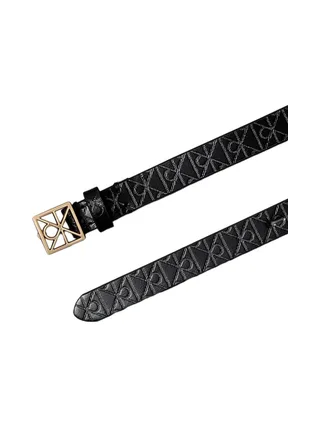 Ceinture Noire Femme Calvin Klein Jeans Emblem LV04F7048G - T 2