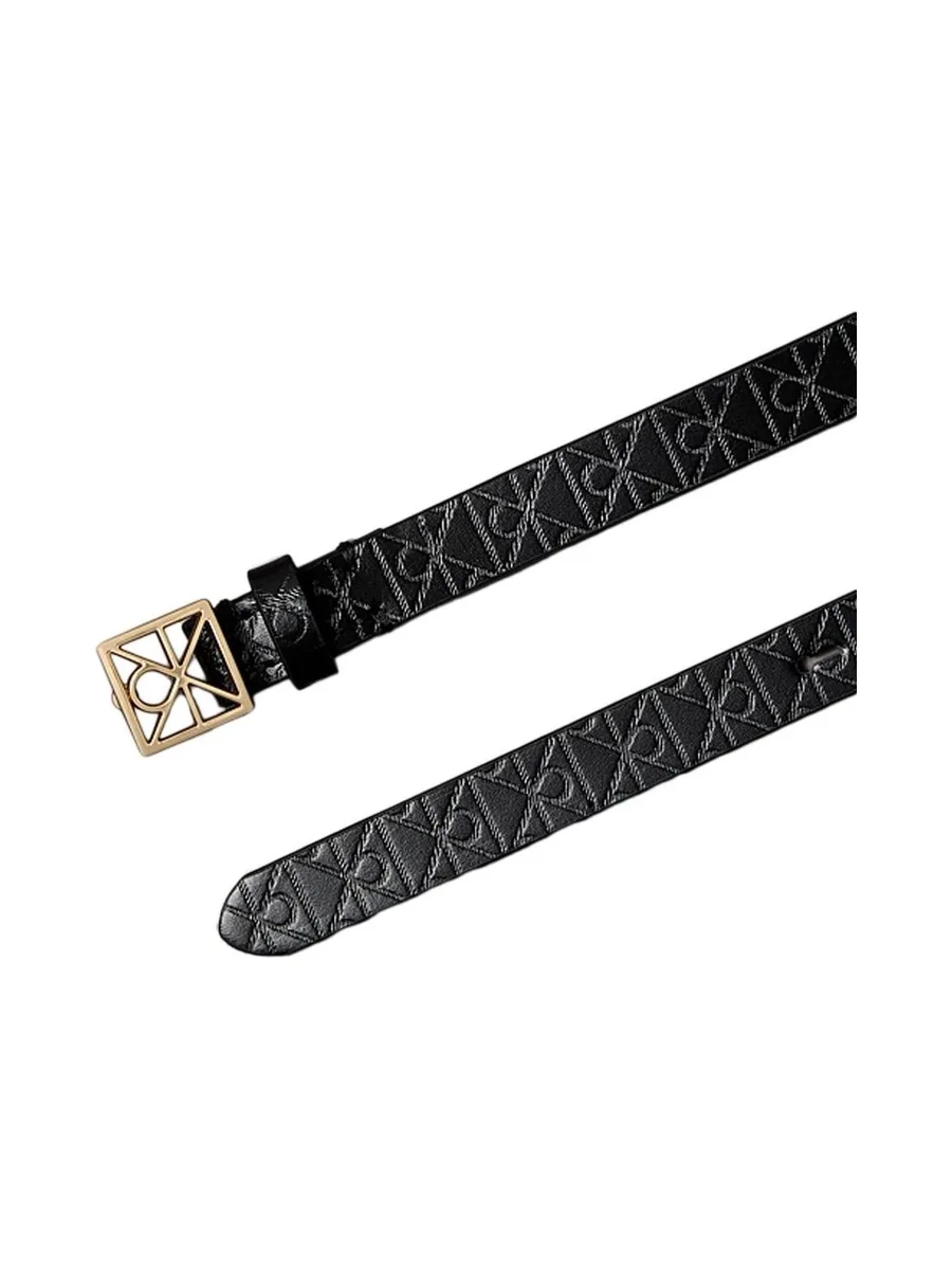 Ceinture Noire Femme Calvin Klein Jeans Emblem LV04F7048G - T 3