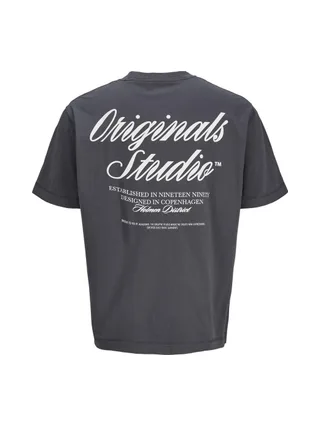 T-Shirt Gris Homme Jack & Jones Norrebro 2