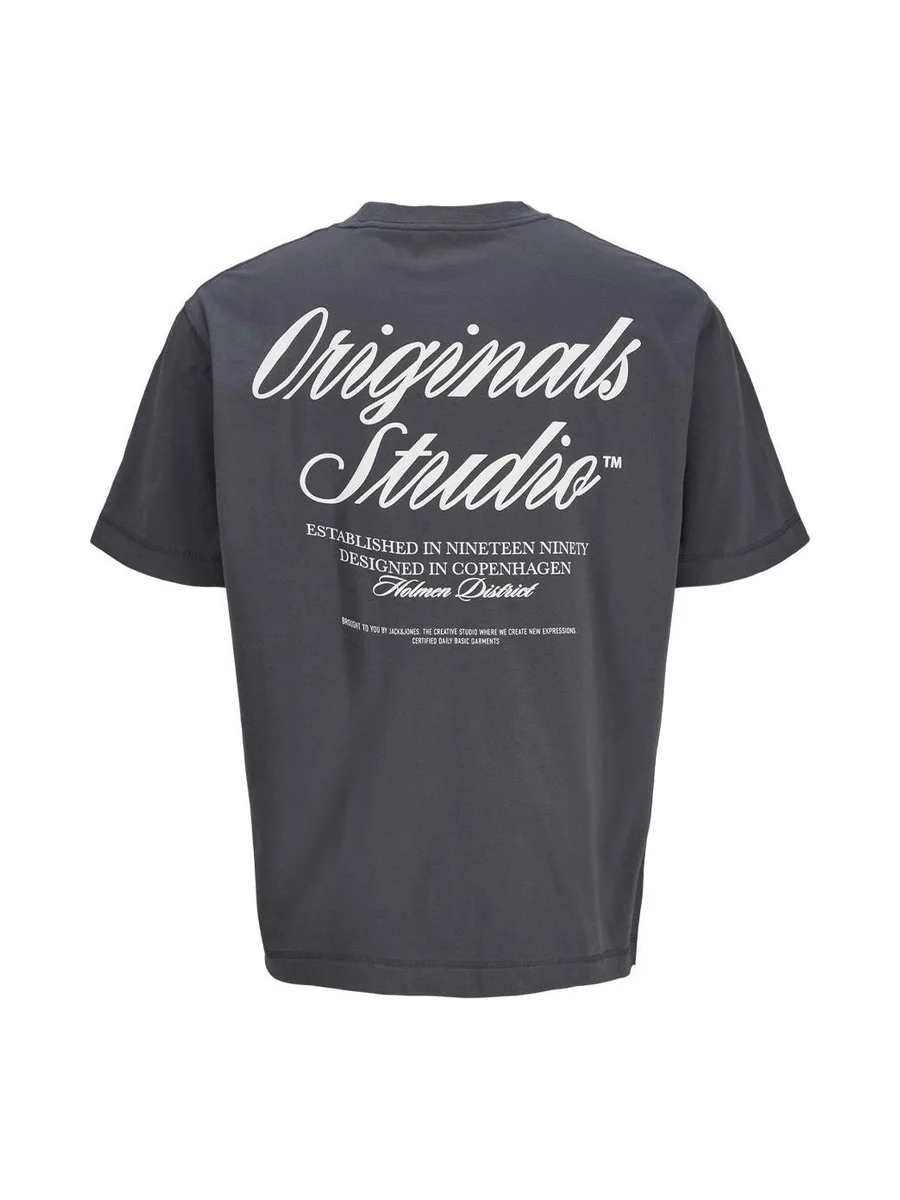 T-Shirt Gris Homme Jack & Jones Norrebro 3