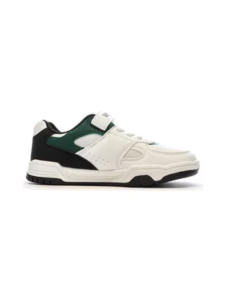 Baskets Blanches/Noires/Vert Garçon Umbro Travys 2