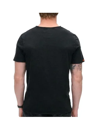 T-Shirt Noir Homme Superdru Raw 2