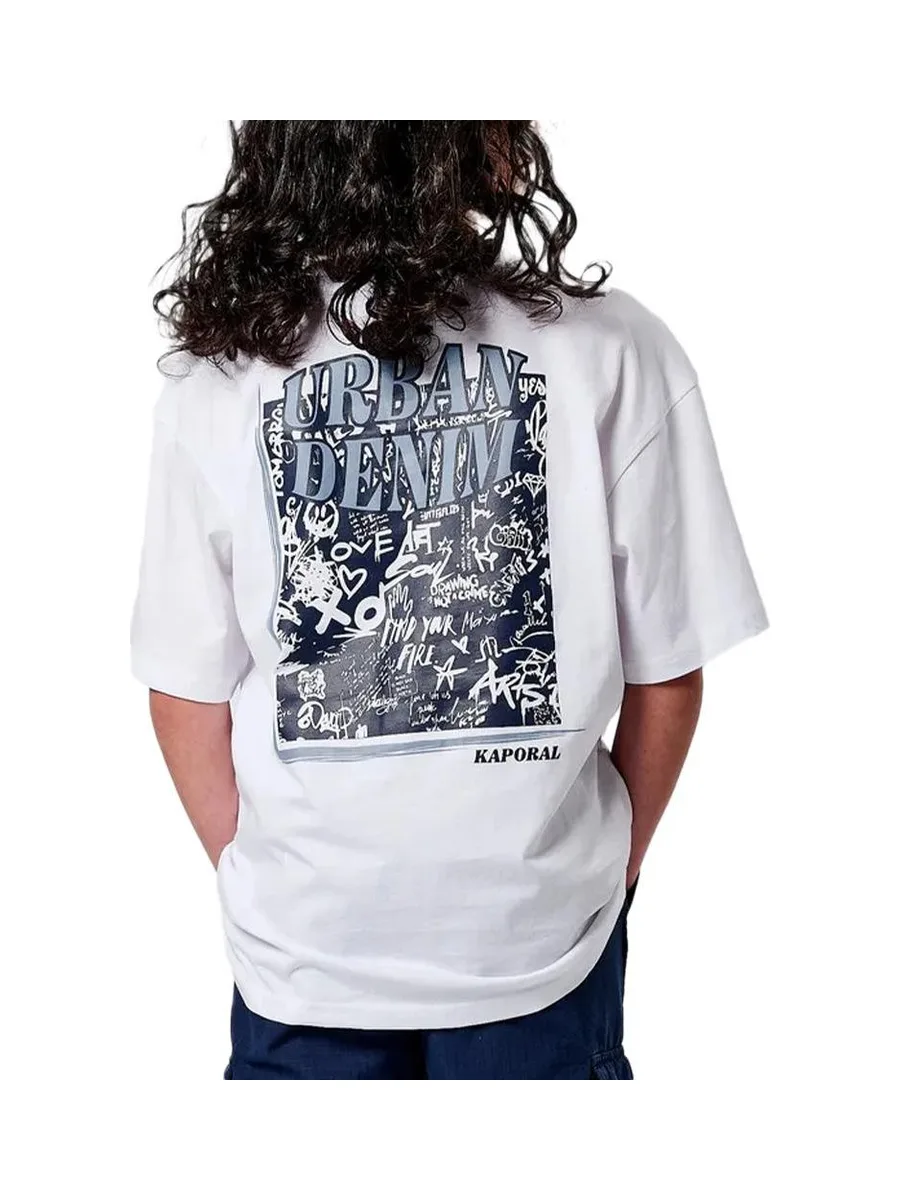 T-Shirt Blanc Garçon Kaporal Orion 3