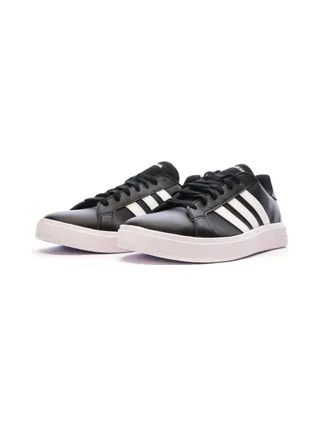 Baskets Noires/Blanches Homme Adidas Grand Court Base 2.0 6