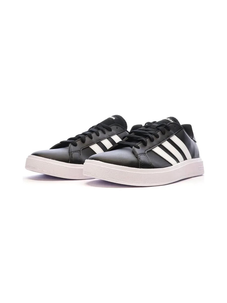 Baskets Noires/Blanches Homme Adidas Grand Court Base 2.0 7