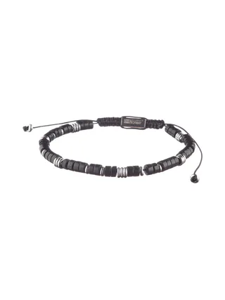 Bracelet Noir/Acier Homme Geographical Norway 315020 1