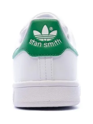Stan Smith Baskets blanches/vertes femme Adidas 3