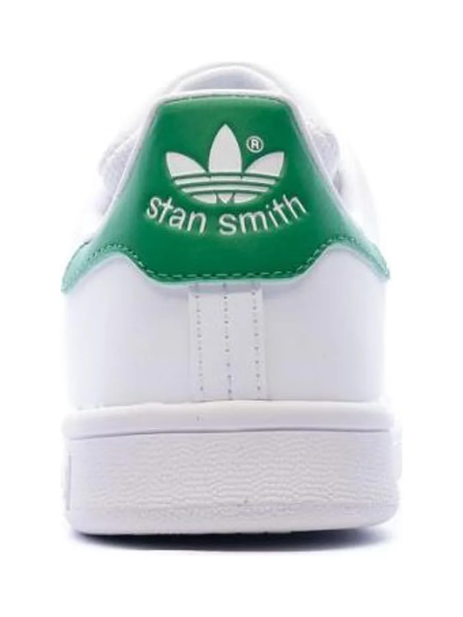 Stan Smith Baskets blanches/vertes femme Adidas 4