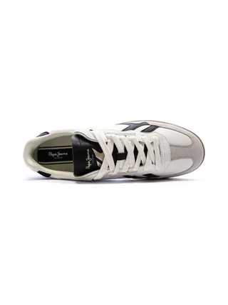 Baskets Blanches/Noires Homme Pepe jeans Ball 4