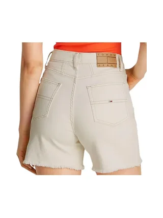 Short Ecru Femme Tommy Hilfiger Mom 2