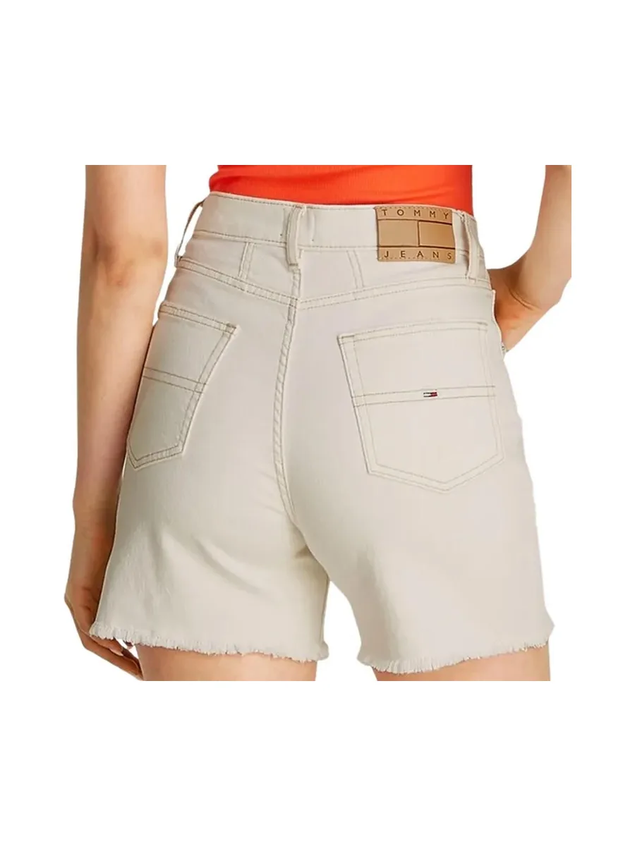 Short Ecru Femme Tommy Hilfiger Mom 3