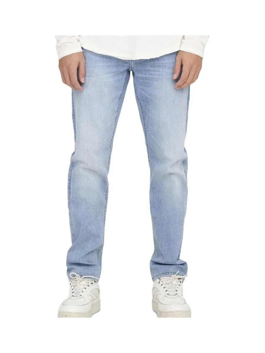 Jean en Jean Bleu Clair Homme Only & Sons Sweft 2