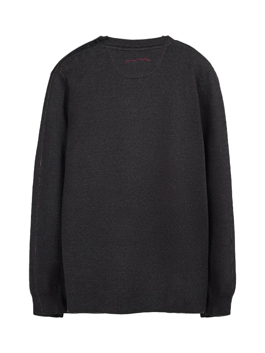 Pull Noir Homme Teddy Smith Drystan 3