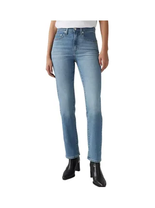 Jean 724 Bleu Clair Femme Levi's High Rise Straight 18883 1