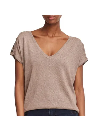 Pull Taupe Femme Morgan MRINGO 1