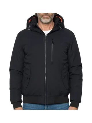 Blouson Marine à capuche Schott DYLAN 1