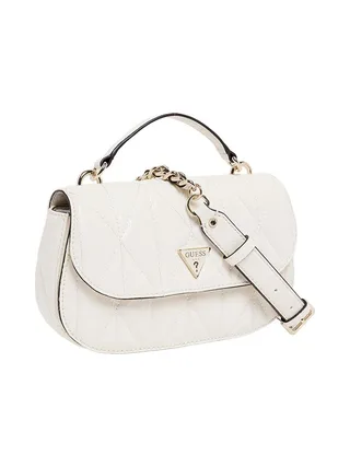 Sac à Bandoulière Blanc Femme Guess Aldina 3