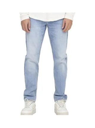 Jean en Jean Bleu Clair Homme Only & Sons Sweft 1